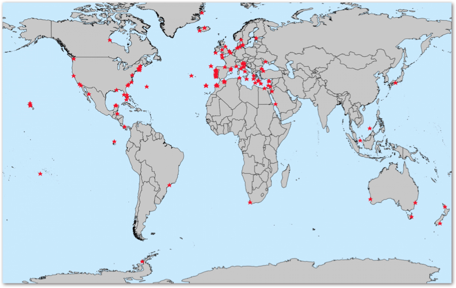 World OSD Map
